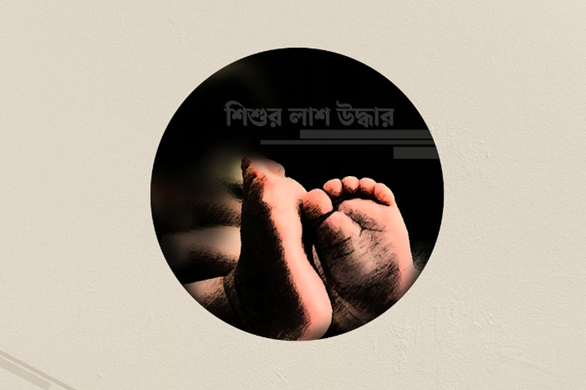 উল্লাপাড়ায় পরিত্যক্ত ভিটা থেকে নবজাতকের মরদেহ উদ্ধার