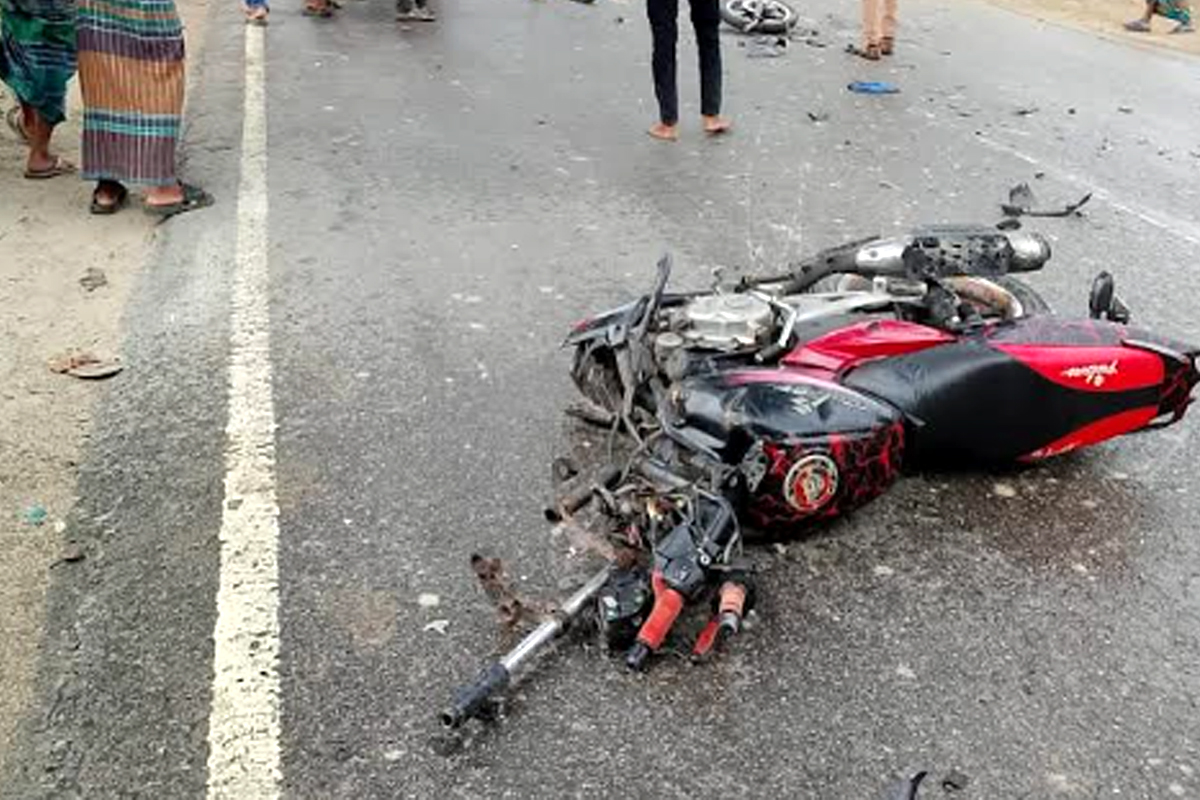 বেপরোয়া গতির বলি: বেগমগঞ্জে ট্রাকের ধাক্কায় মোটরসাইকেল আরোহী তরুণ নিহত
