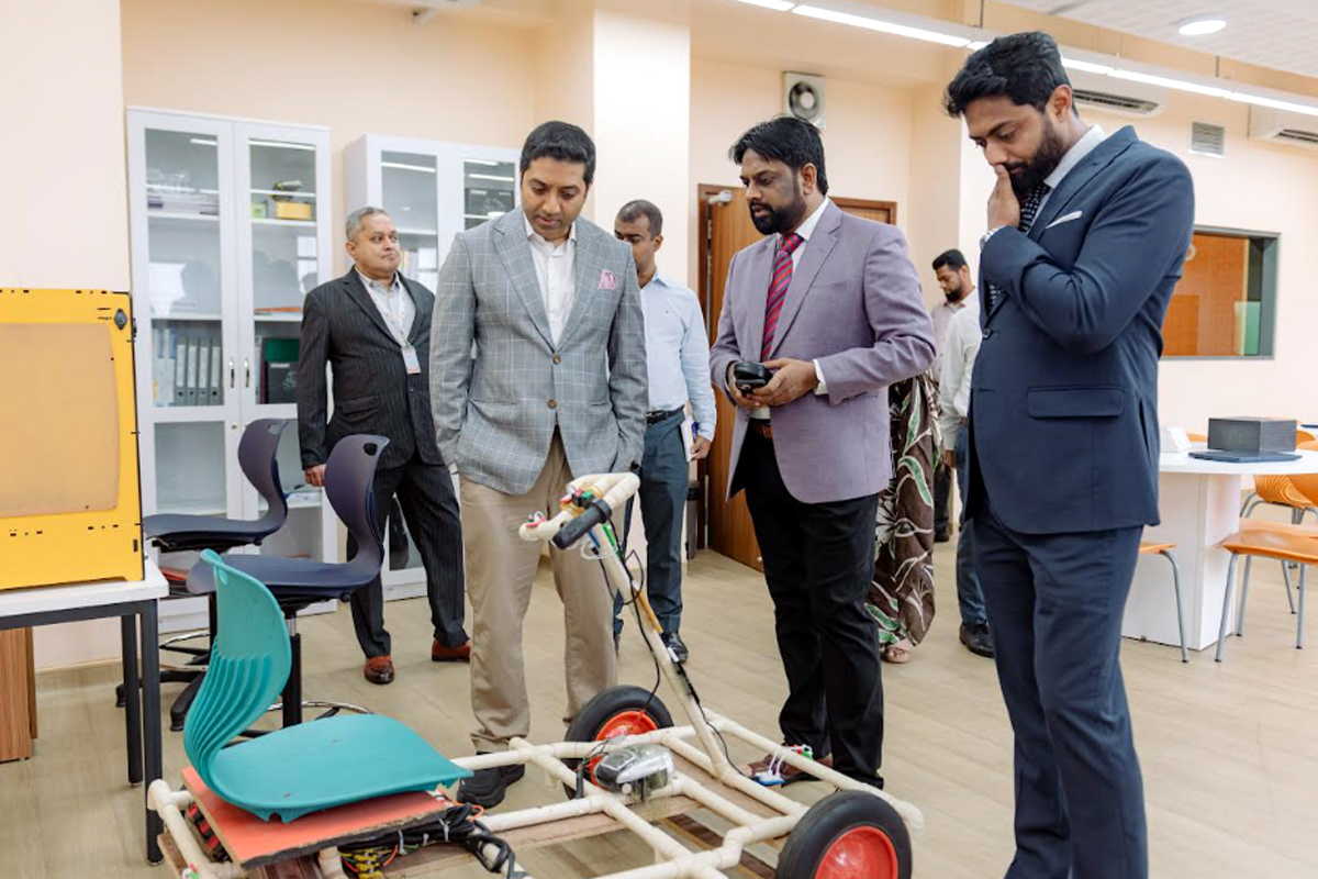 গ্লেনরিচ ইন্টারন্যাশনাল স্কুল পরিদর্শন করলেন গণশিক্ষা প্রতিমন্ত্রী ববি হাজ্জাজ