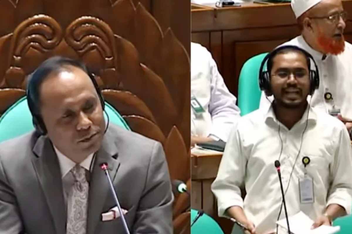 প্রধানমন্ত্রীকে ‘অসত্যবাদী’ বলায় সরকারি ও বিরোধী দলের হাতাহাতি পরিস্থিতি