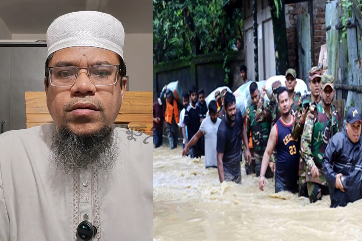 শিক্ষকদের প্রতি বানভাসি মানুষের পাশে দাঁড়ানোর আহ্বান: দেলোয়ার হোসেন আজিজি