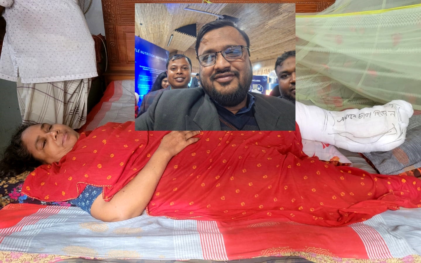 অপারেশনের পর ড্রিল মেশিনের ফলা রেখেই সেলাই, পা হারানোর শঙ্কা