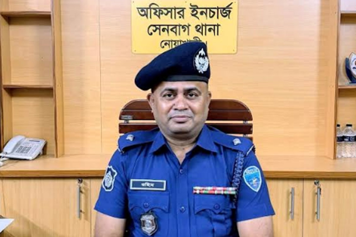 আওয়ামী লীগ নেতার বাড়িতে ভূরিভোজ: বিতর্কের মুখে সেনবাগ থানার ওসি প্রত্যাহার