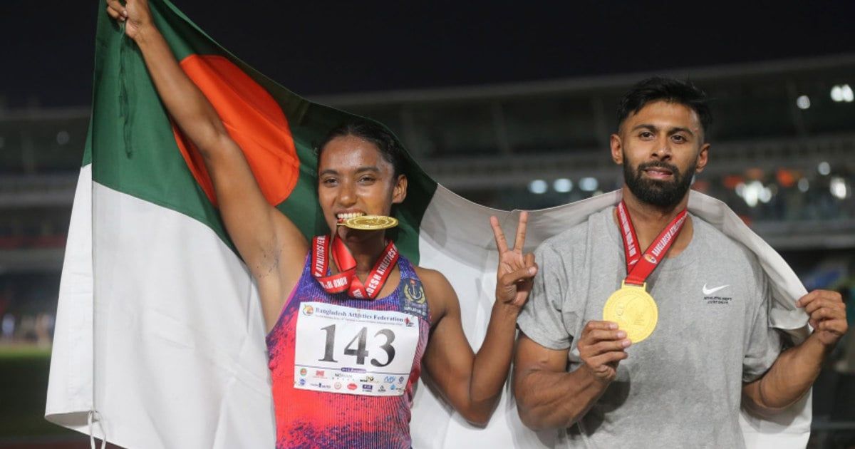 ১০০-র পর ২০০ মিটারেও সোনা জিতলেন ইমরানুর ও শিরিন