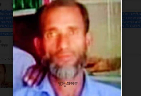 ধান কাটতে গিয়ে এক কৃষকের মৃত্যু 