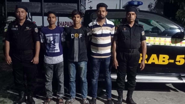 র‍্যাবের হাতে শিহাব হত্যা মামালা তিন  আসামী গ্রেফতার