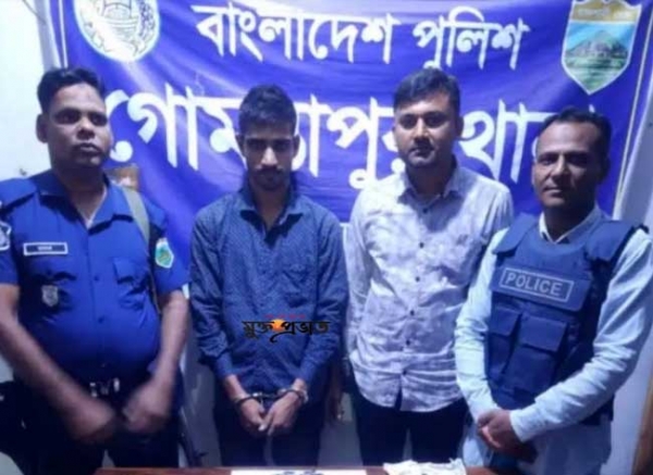 গোমস্তাপুরে দেশীয় সুটারগানসহ আটক-১