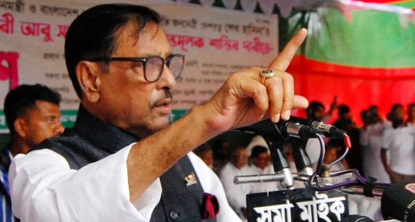পরাজয় মেনে জায়েদা খাতুনকে অভিনন্দন জানালেন ওবায়দুল কাদের