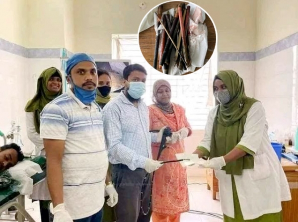 সিরাজগঞ্জে মানসিক রোগীর পেটে মিললো ১৫টি কলম